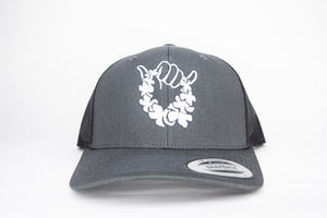 Retro Trucker - Charcoal/White