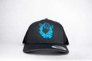 Retro Trucker - Charcoal/Teal