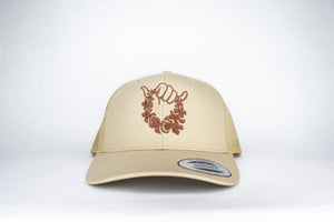 Retro Trucker - Khaki/Brown