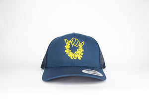 Retro Trucker - Navy/Yellow