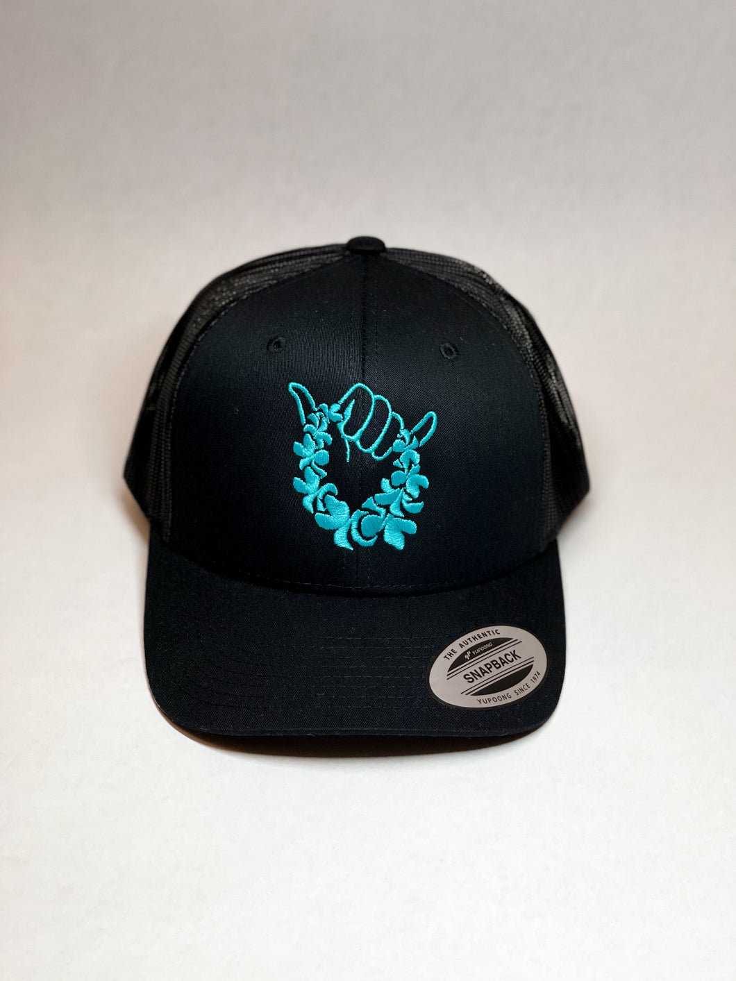 Retro Trucker - Black/Teal