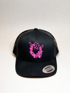 Retro Trucker - Black/Pink